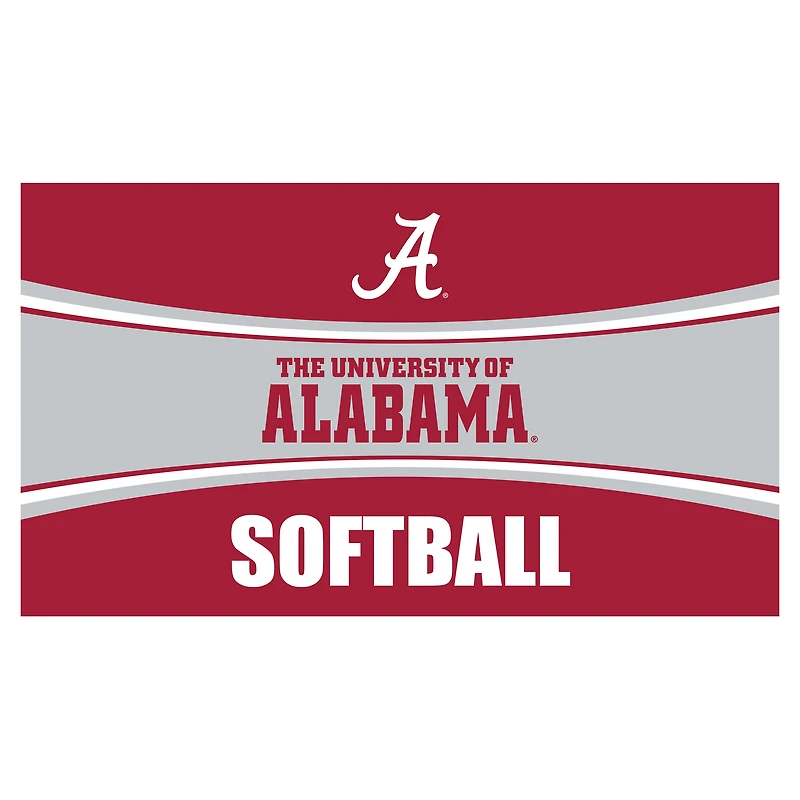 Alabama Crimson Tide 28" x 16" Softball Trapper Door Mat
