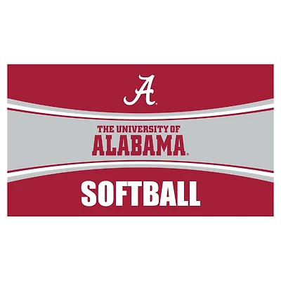 Alabama Crimson Tide 28" x 16" Softball Trapper Door Mat