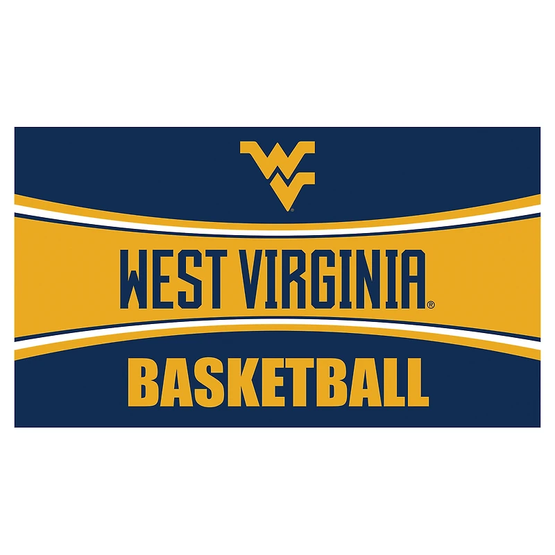 West Virginia Mountaineers 28" x 16" Basketball Trapper Door Mat