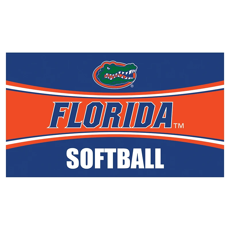 Florida Gators 28" x 16" Softball Trapper Door Mat
