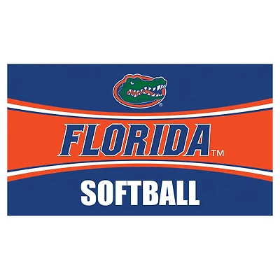 Florida Gators 28" x 16" Softball Trapper Door Mat