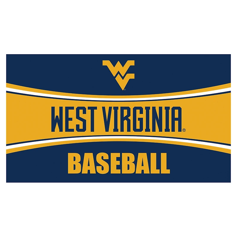 West Virginia Mountaineers 28" x 16" Baseball Trapper Door Mat