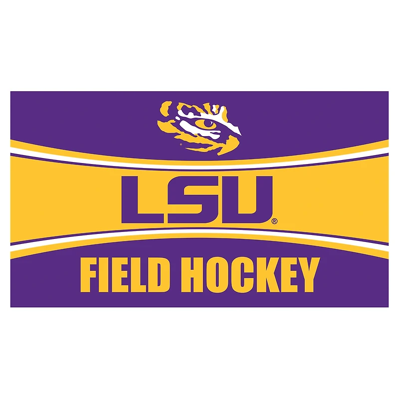 LSU Tigers 28" x 16" Field Hockey Trapper Door Mat