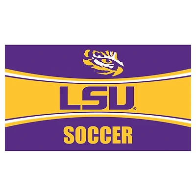 LSU Tigers 28" x 16" Soccer Trapper Door Mat