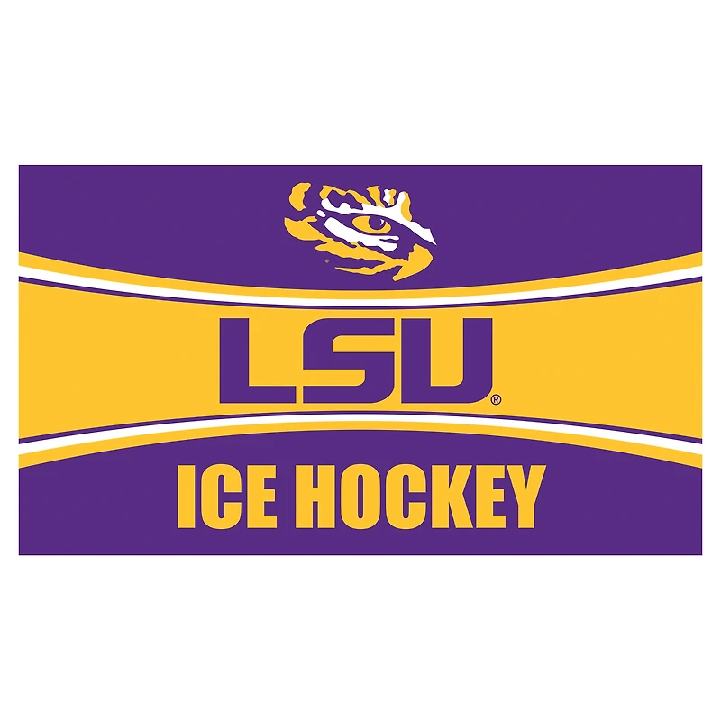 LSU Tigers 28" x 16" Ice Hockey Trapper Door Mat