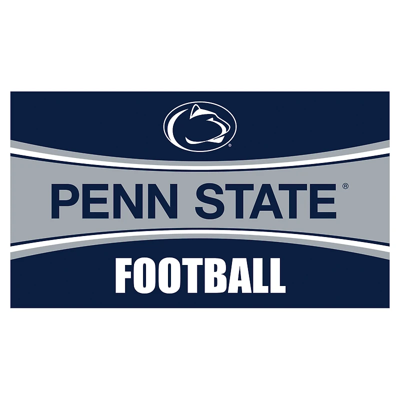 Penn State Nittany Lions 28" x 16" Football Trapper Door Mat