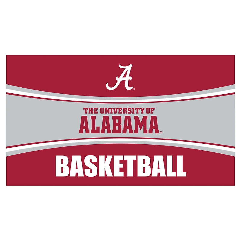 Alabama Crimson Tide 28" x 16" Basketball Trapper Door Mat