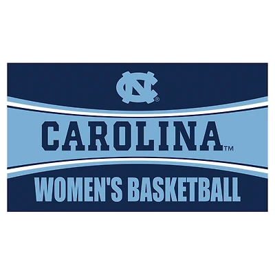 North Carolina Tar Heels 28" x 16" Women's Basketball Trapper Door Mat