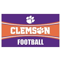 Clemson Tigers 28" x 16" Football Trapper Door Mat