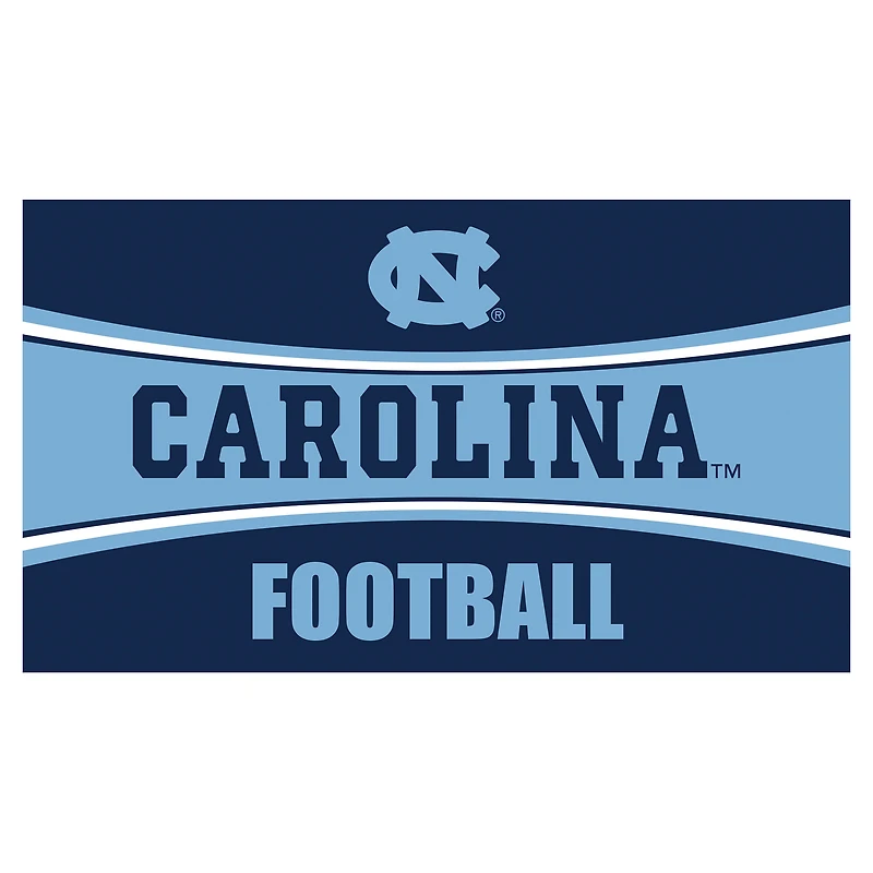 North Carolina Tar Heels 28" x 16" Football Trapper Door Mat