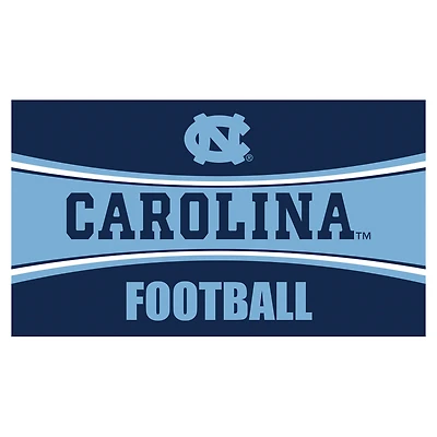 North Carolina Tar Heels 28" x 16" Football Trapper Door Mat