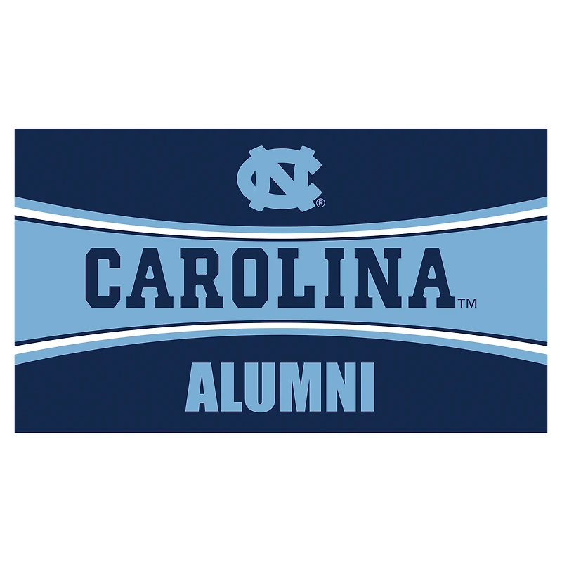 North Carolina Tar Heels 28" x 16" Alumni Trapper Door Mat