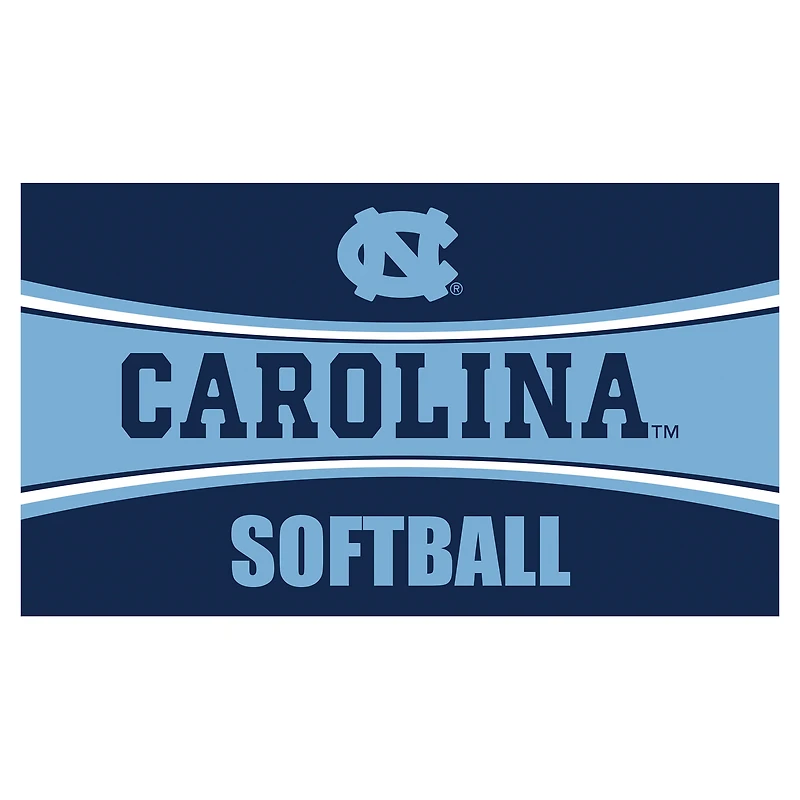 North Carolina Tar Heels 28" x 16" Softball Trapper Door Mat