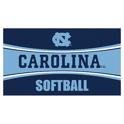North Carolina Tar Heels 28" x 16" Softball Trapper Door Mat