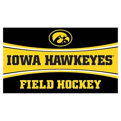 Iowa Hawkeyes 28" x 16" Field Hockey Trapper Door Mat