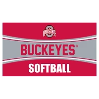 Ohio State Buckeyes 28" x 16" Softball Trapper Door Mat