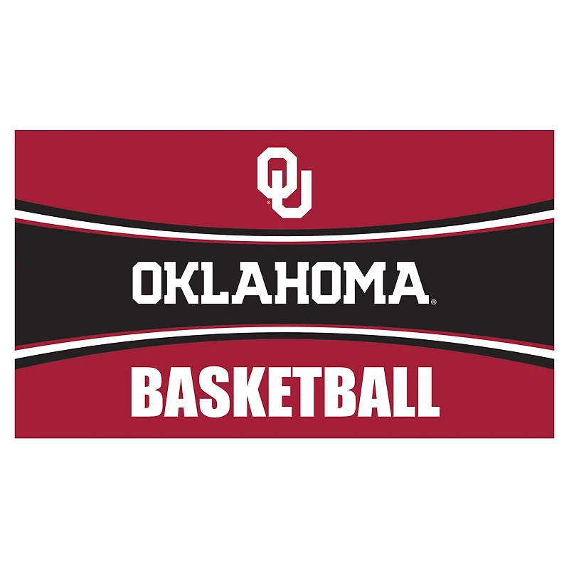 Oklahoma Sooners 28" x 16" Basketball Trapper Door Mat