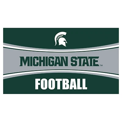 Michigan State Spartans 28" x 16" Football Trapper Door Mat