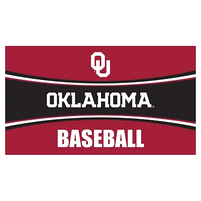 Oklahoma Sooners 28" x 16" Baseball Trapper Door Mat