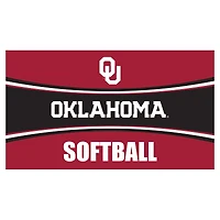 Oklahoma Sooners 28" x 16" Softball Trapper Door Mat
