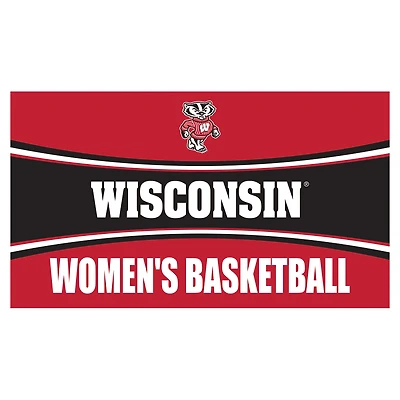 Wisconsin Badgers 28" x 16" Women's Basketball Trapper Door Mat