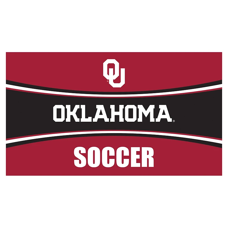 Oklahoma Sooners 28" x 16" Soccer Trapper Door Mat