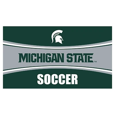 Michigan State Spartans 28" x 16" Soccer Trapper Door Mat