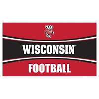 Wisconsin Badgers 28" x 16" Football Trapper Door Mat