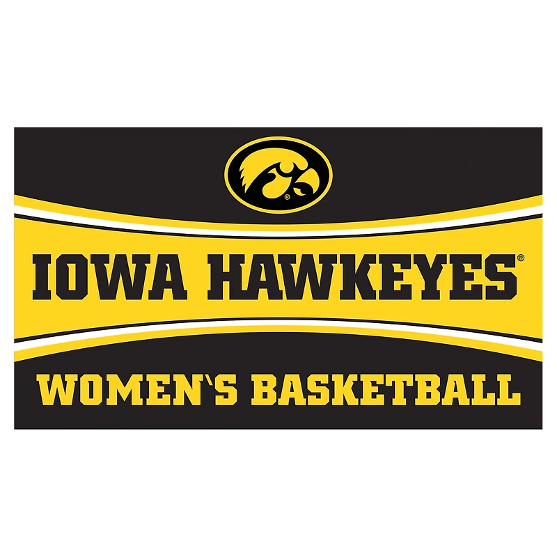 Iowa Hawkeyes 28" x 16" Women's Basketball Trapper Door Mat