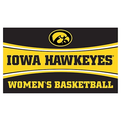 Iowa Hawkeyes 28" x 16" Women's Basketball Trapper Door Mat