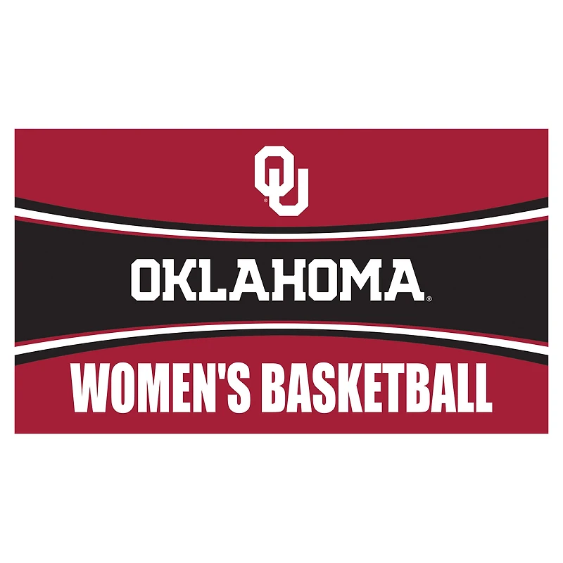 Oklahoma Sooners 28" x 16" Women's Basketball Trapper Door Mat