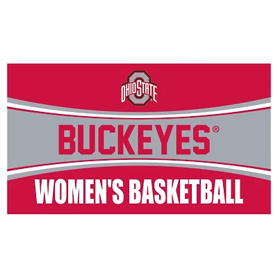 Ohio State Buckeyes 28" x 16" Women's Basketball Trapper Door Mat