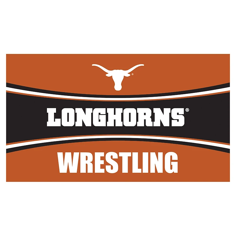 Texas Longhorns 28" x 16" Wrestling Trapper Door Mat