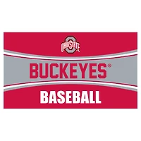 Ohio State Buckeyes 28" x 16" Baseball Trapper Door Mat