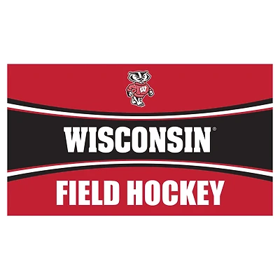 Wisconsin Badgers 28" x 16" Field Hockey Trapper Door Mat