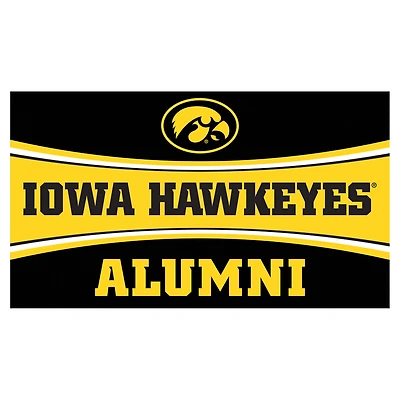 Iowa Hawkeyes 28" x 16" Alumni Trapper Door Mat