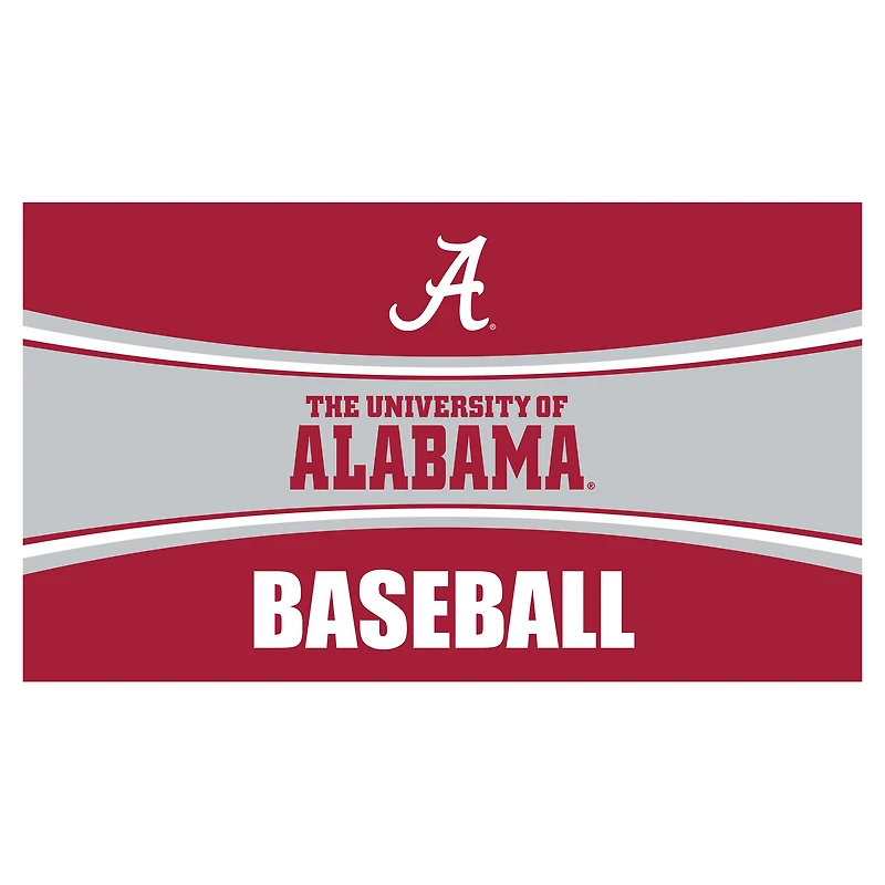 Alabama Crimson Tide 28" x 16" Baseball Trapper Door Mat