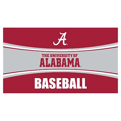 Alabama Crimson Tide 28" x 16" Baseball Trapper Door Mat