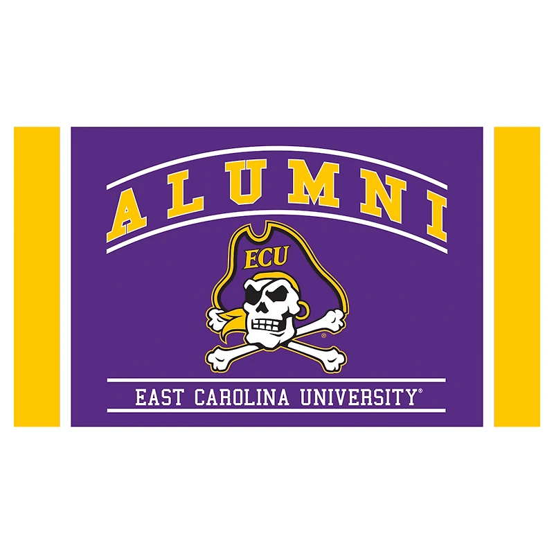 ECU Pirates 28" x 16" Alumni Turf Door Mat