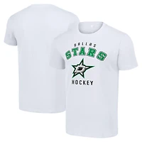 Men's Starter White Dallas Stars Logo T-Shirt