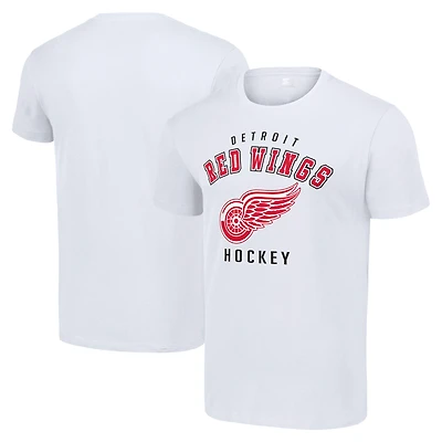 Men's Starter White Detroit Red Wings Logo T-Shirt