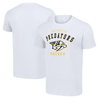 Men's Starter White Nashville Predators Logo T-Shirt