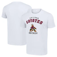 Men's Starter White Arizona Coyotes Logo T-Shirt