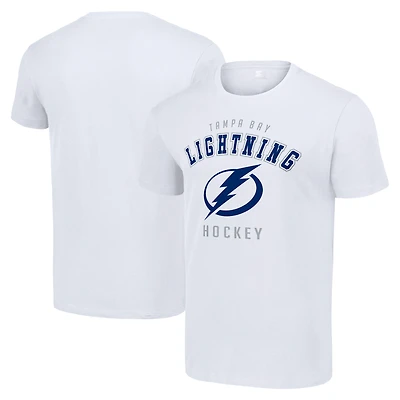 Men's Starter White Tampa Bay Lightning Logo T-Shirt