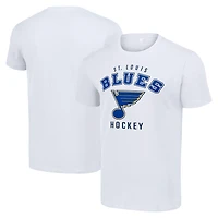 Men's Starter White St. Louis Blues Logo T-Shirt