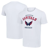 Men's Starter White Washington Capitals Logo T-Shirt