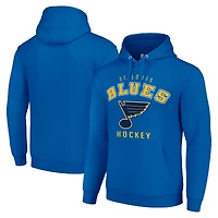 Men's Starter Royal St. Louis Blues  Logo Pullover Hoodie