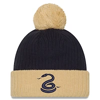 Men's New Era  Black Philadelphia Union 2025 Jersey Hook Cuff Knit Hat with Pom