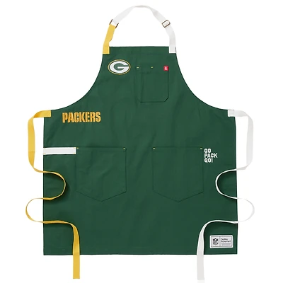 Hedley & Bennett Green Green Bay Packers The Essential Apron
