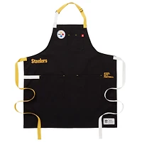 Hedley & Bennett Black Pittsburgh Steelers The Essential Apron
